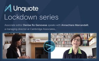 Video: Cambridge Associates’ Marcandalli on impact investing moving centre stage
