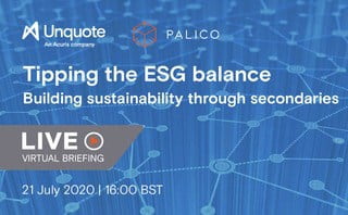 Live Briefing: ESG and rebalancing through secondaries