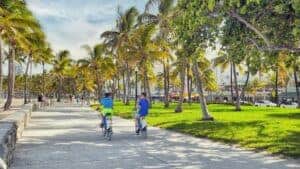 boy riding gray bikes